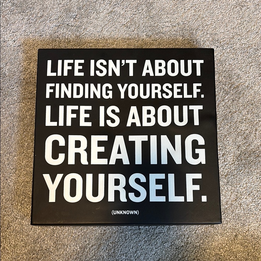 Inspirational Black and White Wall Art